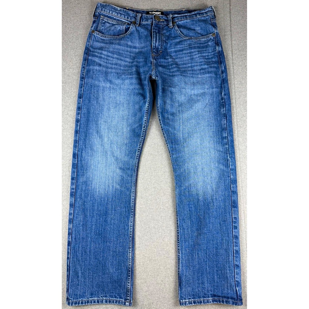 Wrangler 20X Mens Jeans 44 Slim Straight Leg Blue Denim Western Cowboy